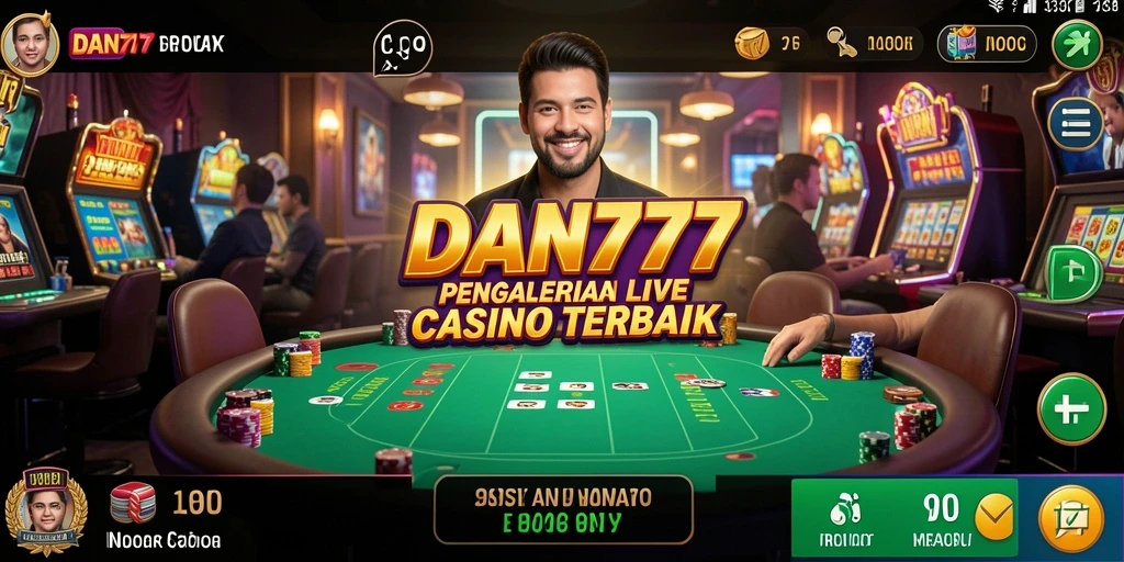 Tampilan permainan Live Casino yang menarik dan interaktif.