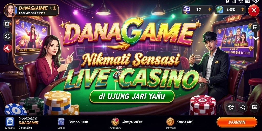 Screenshot gameplay yang menarik dari <strong>DANAGAME</strong> menunjukkan suasana kasino yang mendebarkan.