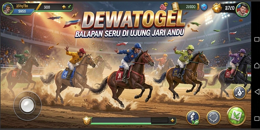 Gameplay menegangkan di DEWATOGEL menghadirkan balapan seru.