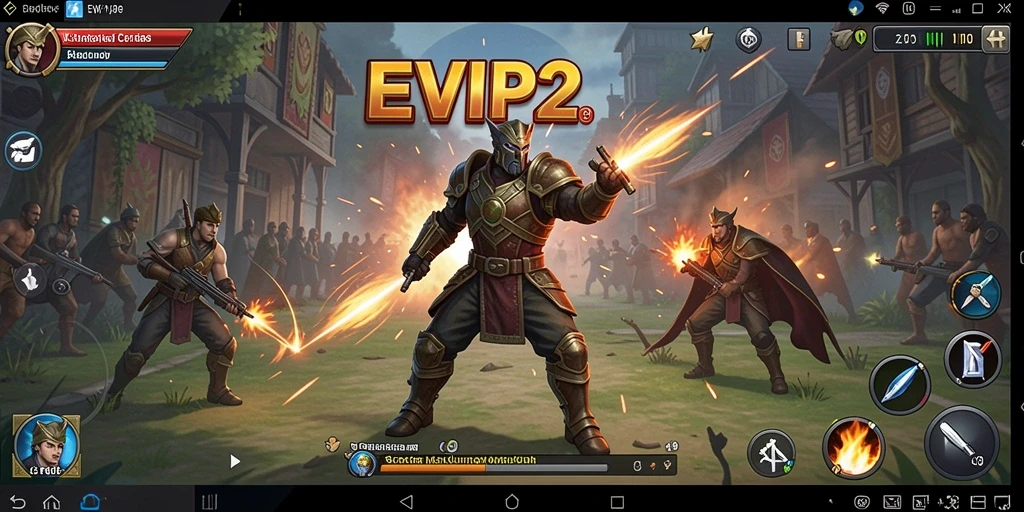 Tampilan menarik dari gameplay strategis EVIP2 yang memukau.