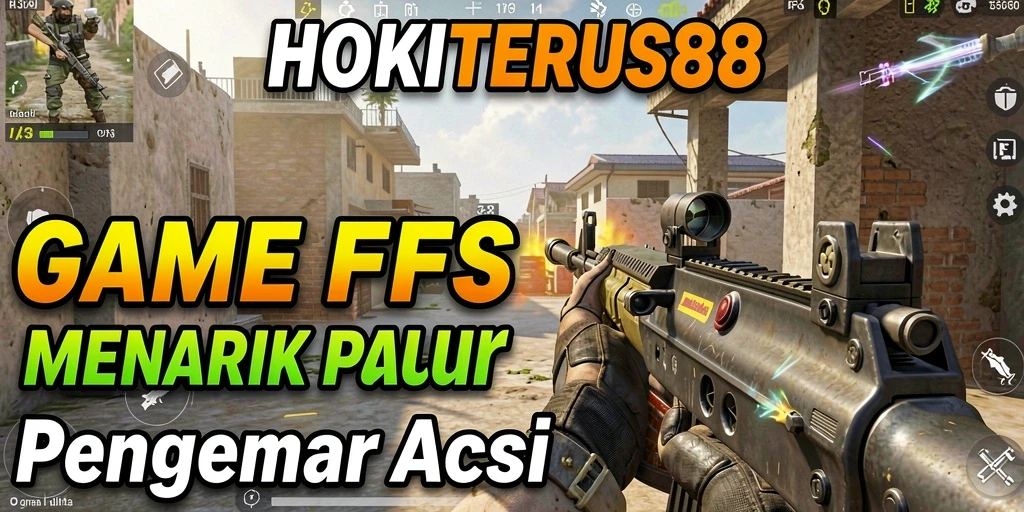 Tampilan gameplay menarik dari HOKITERUS88 dengan aksi tembak-menembak yang seru.