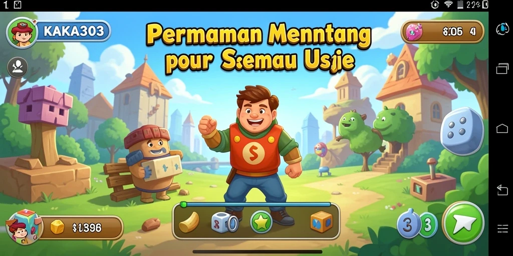 Tangkapan layar permainan KAKA303 menunjukkan gameplay Puzzle yang seru.