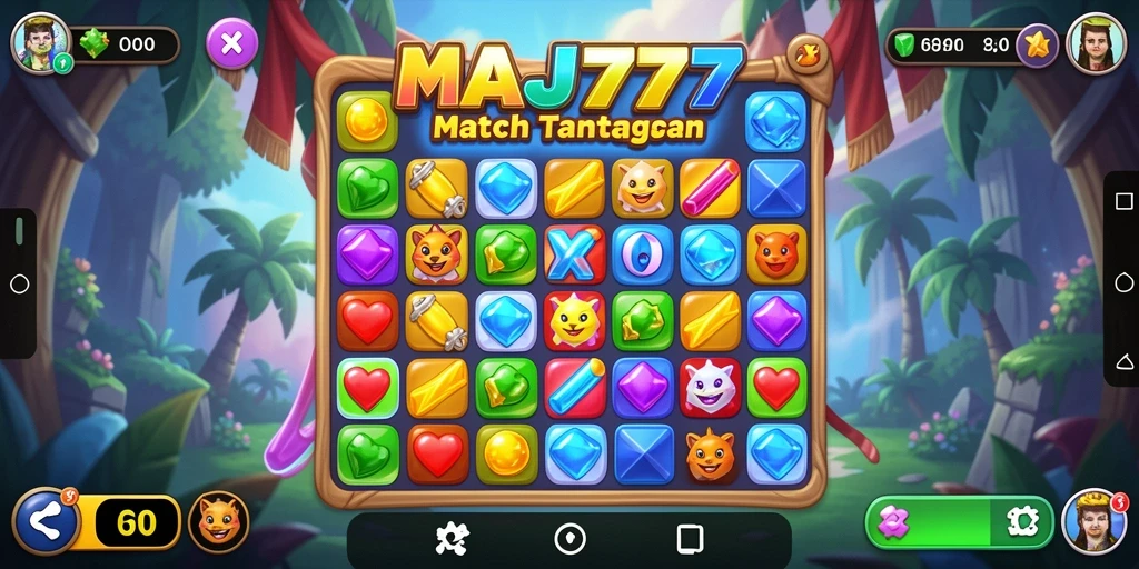 Tampilan gameplay seru dan penuh warna di MAJ777.