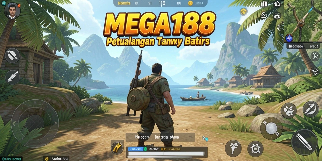 Tangkapan layar menunjukkan karakter main dalam dunia Open World.