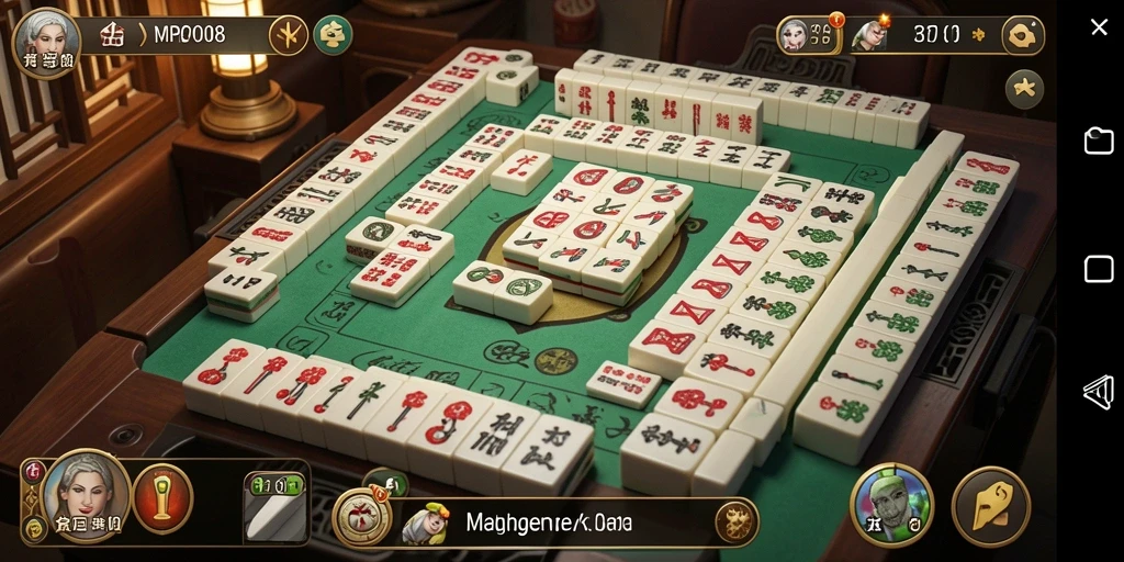 Screenshot tampilan gameplay MPO08 dengan fitur Mahjong yang menarik.