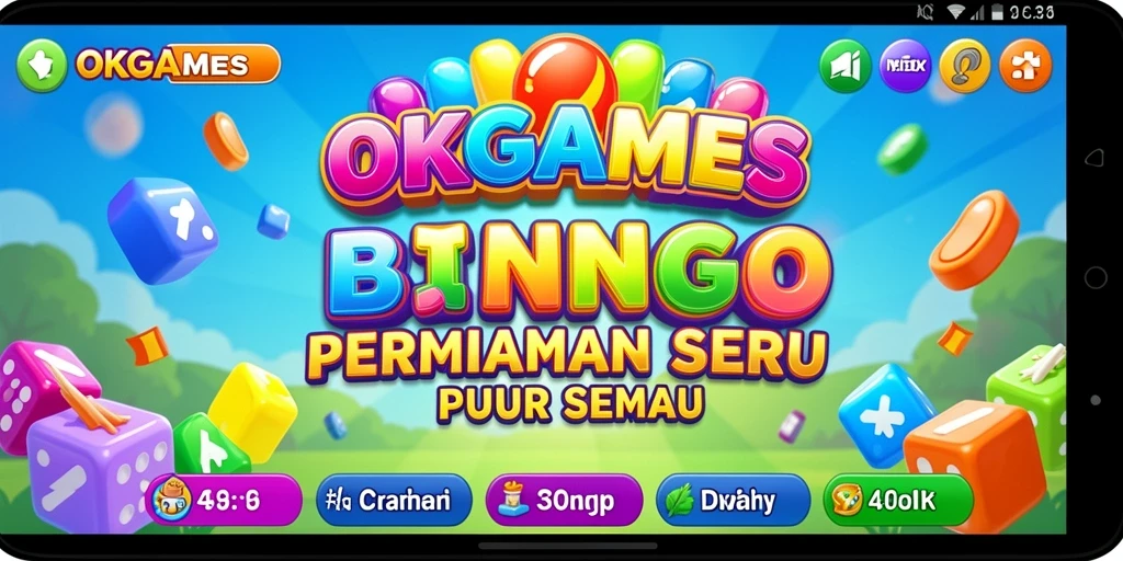 Screenshot gameplay OKGAMES menunjukkan keseruan bermain Bingo.