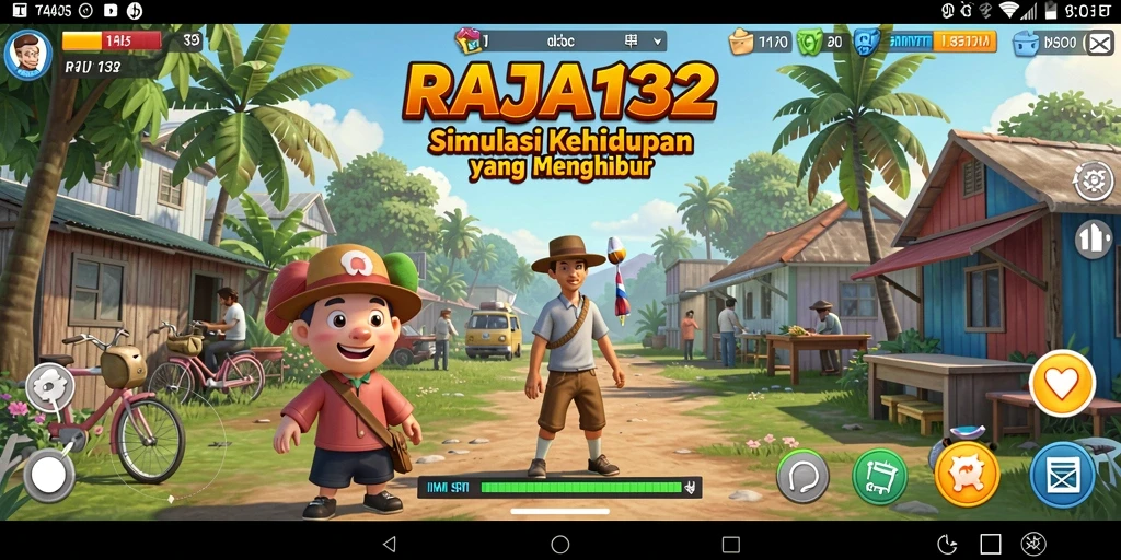 Tampilan gameplay RAJA132 yang menarik dan interaktif.