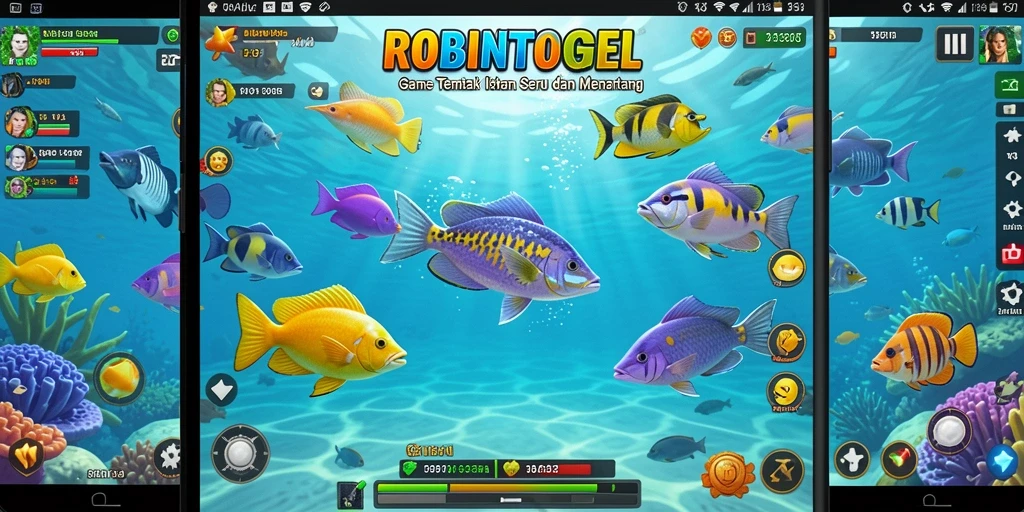 Gameplay seru Tembak Ikan di ROBINTOGEL.