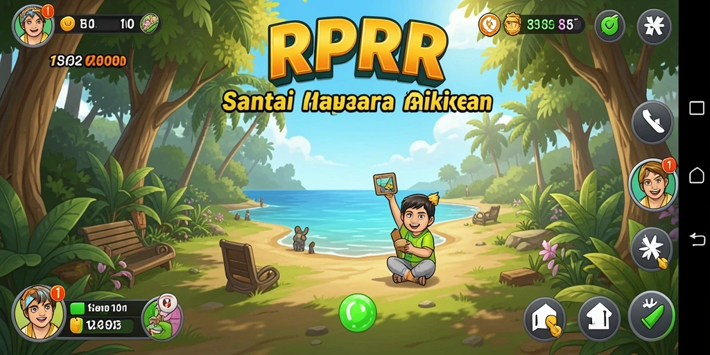 Tampilan menarik dari gameplay RPRR yang mudah dipahami.