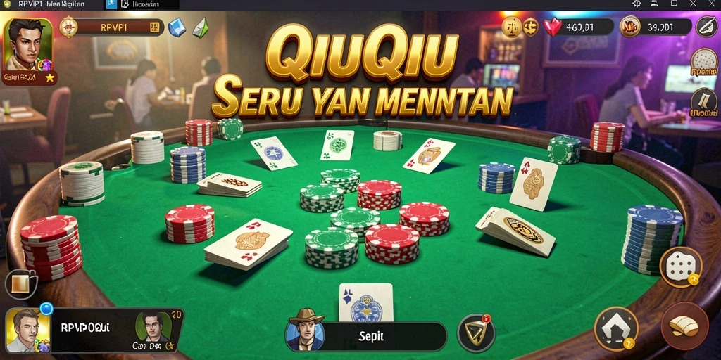 Tampilan gameplay seru QiuQiu di RPVIP1.