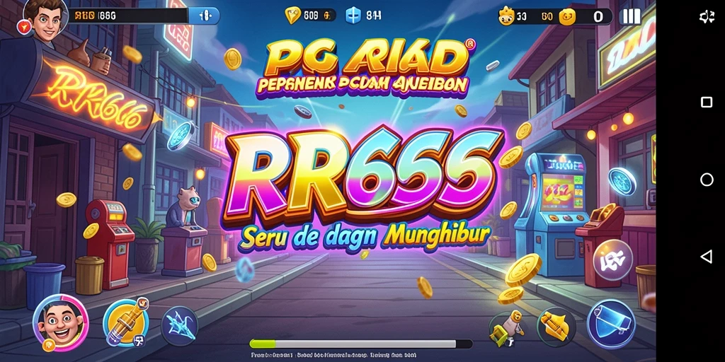 Tampilan gameplay seru dan penuh aksi dari RR666.