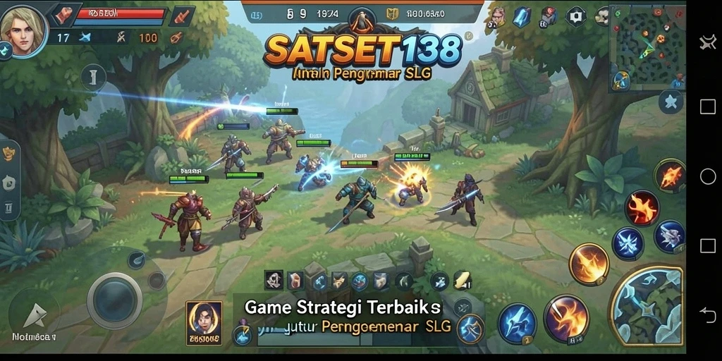 Tampilan menarik dari aksi gameplay SATSET138 yang seru.