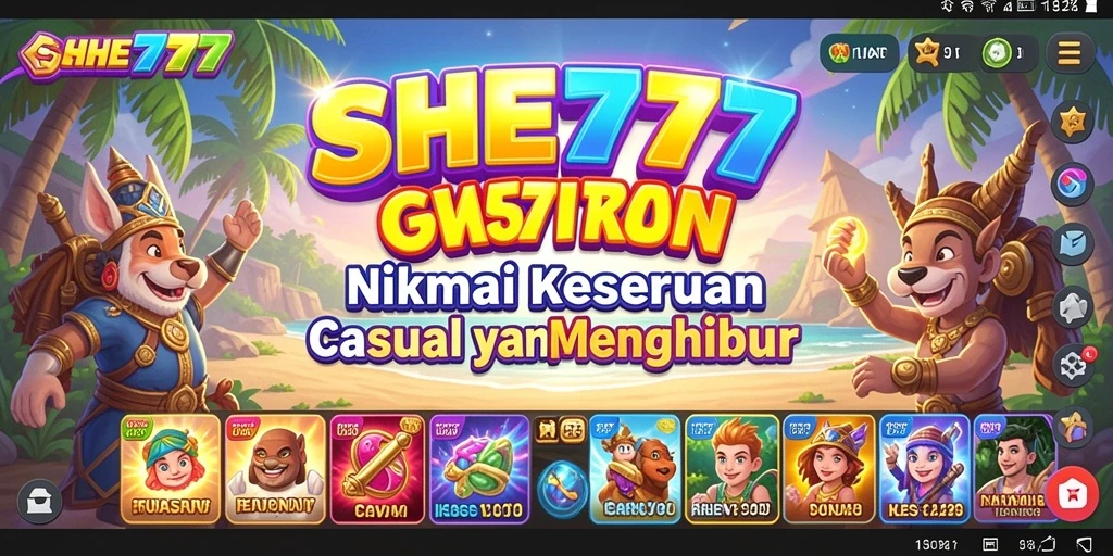 Screenshot gameplay SHE777 yang menampilkan keseruan bermain.