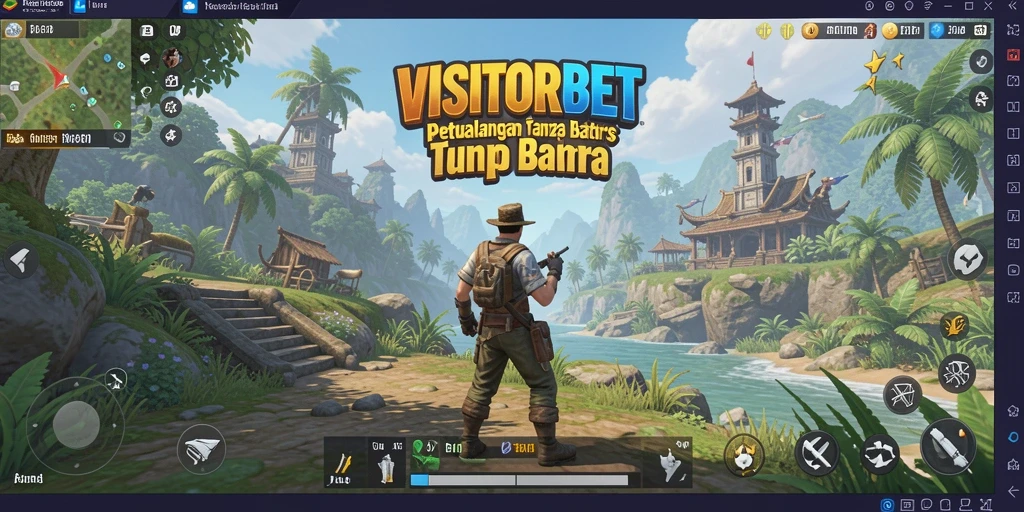 Tampilan gameplay Open World yang mengesankan di VISITORBET.